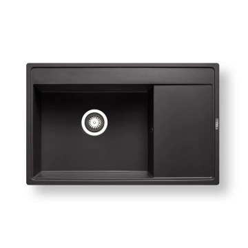 Pyramis 70168401 - Lavello della cucina CAMEA 79x50 cm granito/nero