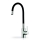 Pyramis 90919638 - Rubinetto per lavello con braccio flessible FLESSI nero
