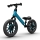 QPlay - Bici a spinta con LED lampade su ruote SPARK blu