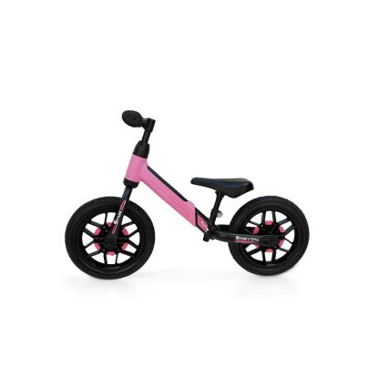 QPlay - Bici a spinta con LED lampade su ruote SPARK rosa