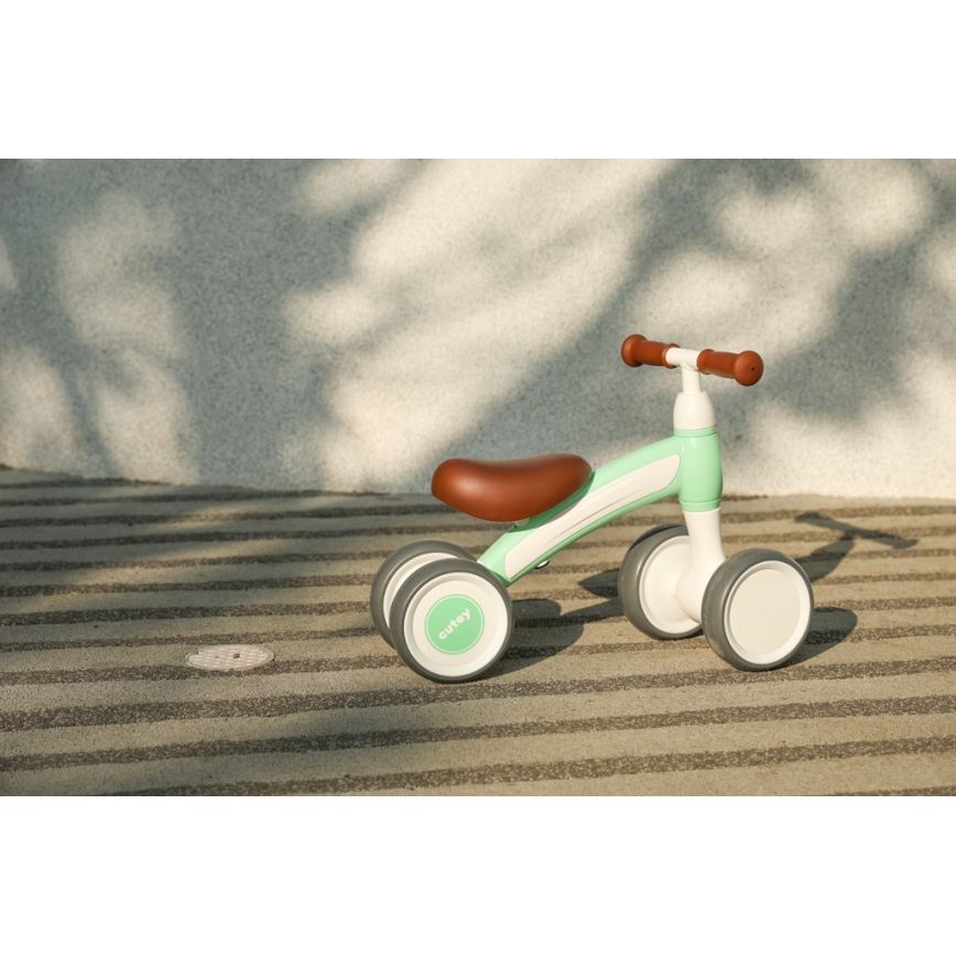 QPlay - Bici a spinta CUTEY-5 verde