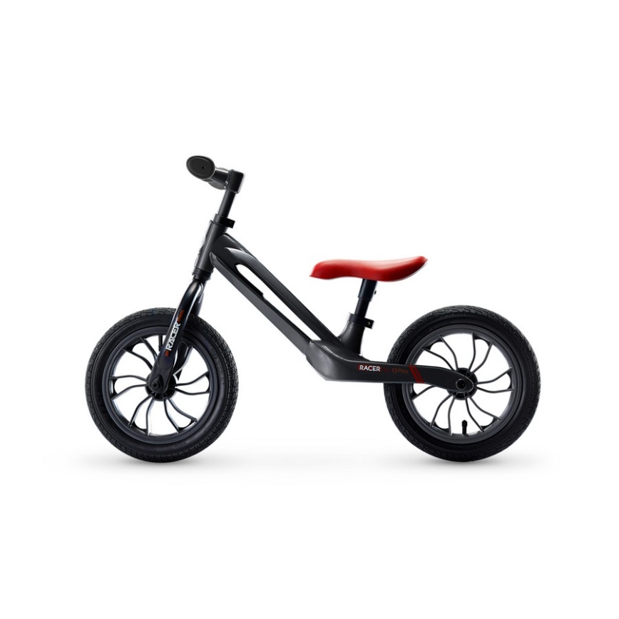 QPlay - Bici a spinta RACER AIR nero/rosso