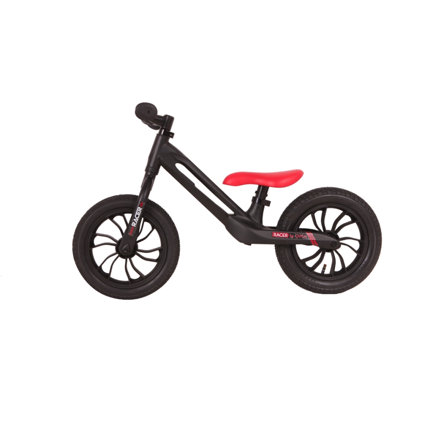 QPlay - Bici a spinta RACER AIR nero/rosso