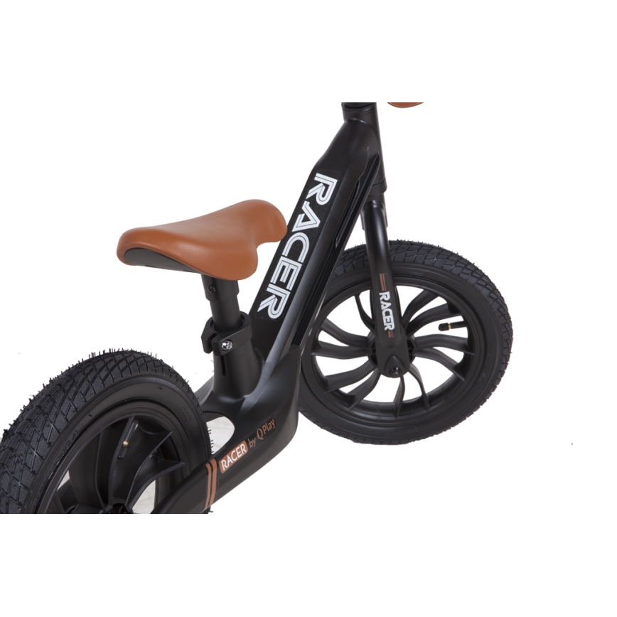 QPlay - Bicicletta senza pedali RACER AIR nero/marrone