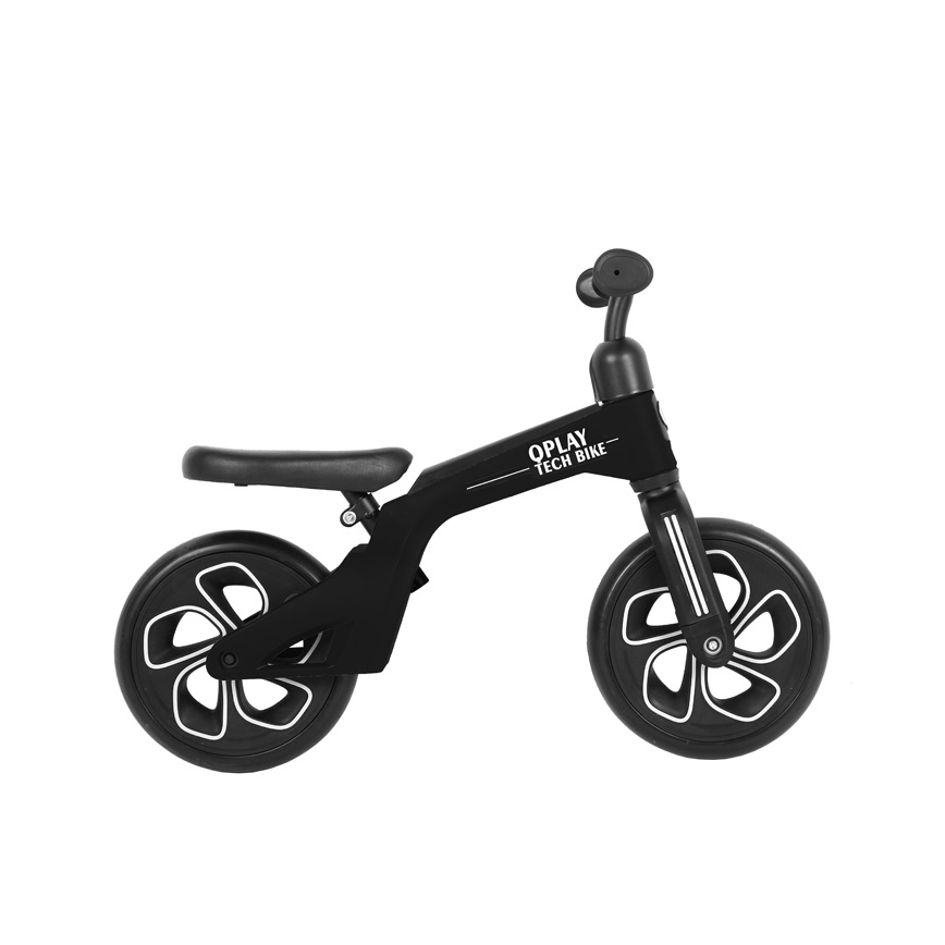 QPlay - Bicicletta senza pedali TECH nera