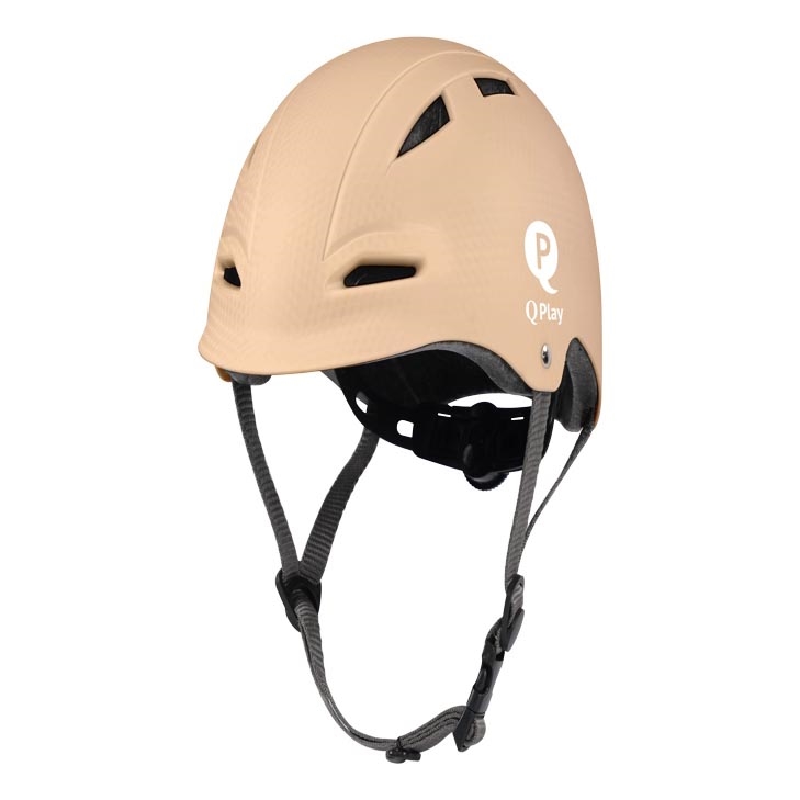 QPlay - Casco per bambini MANBO, taglia S, beige