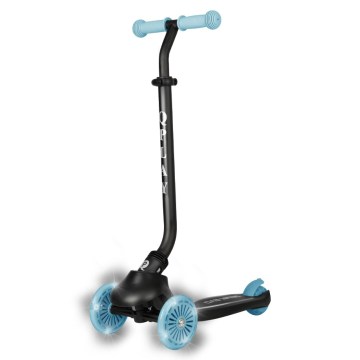 QPlay - Monopattino per bambini con ruote LED 5 in 1 SEMA EVO blu
