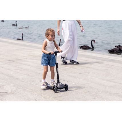 QPlay - Monopattino per bambini con ruote LED SPARKLING beige
