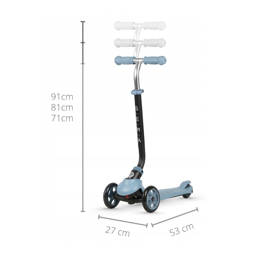 QPlay - Per bambini scooter 4in1 SEMA blu
