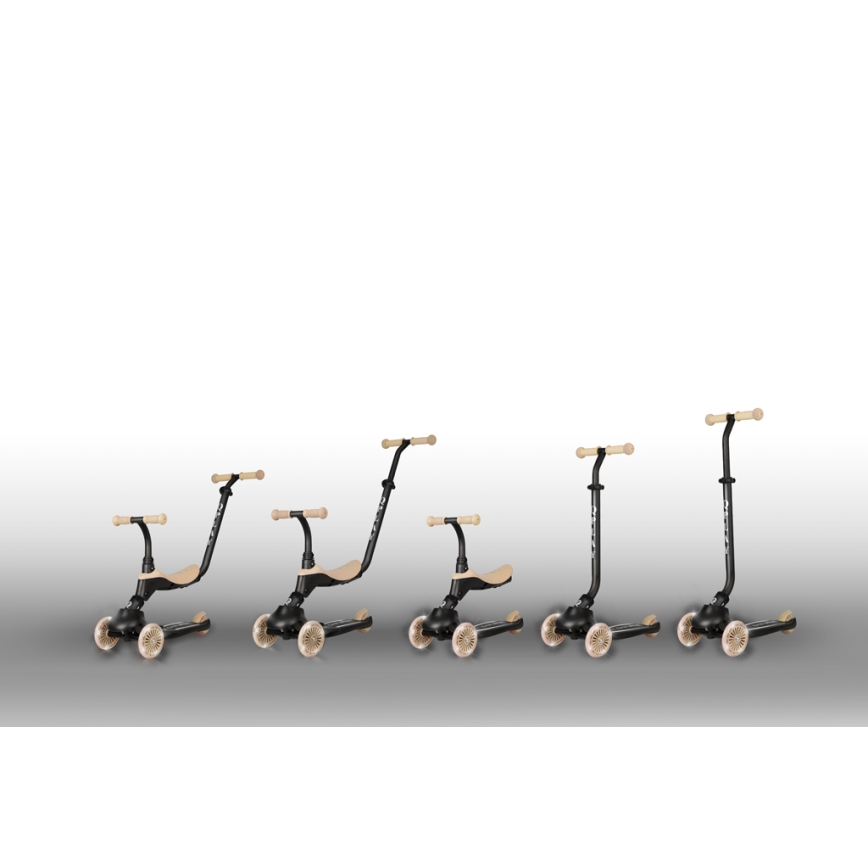 QPlay - Per bambini scooter 5in1 SEMA beige