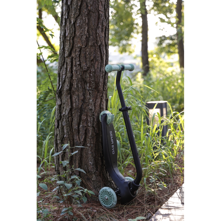 QPlay - Per bambini scooter 5in1 SEMA verde