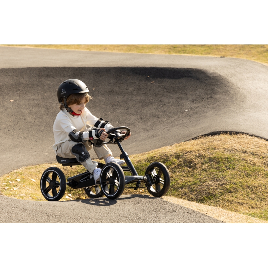 QPlay - Quad per bambini GO KART nero