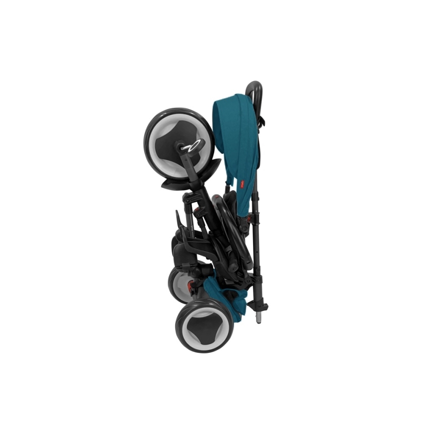 QPlay - Triciclo 3 in 1 per bambini RITO EVA PLUS turchese