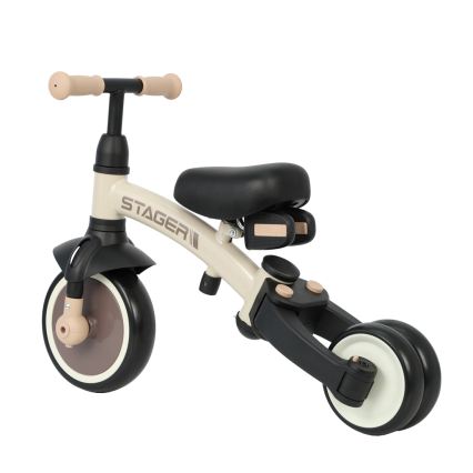 QPlay - Triciclo 3 in 1 per bambini STAGER beige