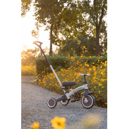 QPlay - Triciclo 3 in 1 per bambini STAGER nero