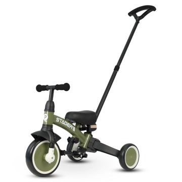 QPlay - Triciclo 3 in 1 per bambini STAGER verde