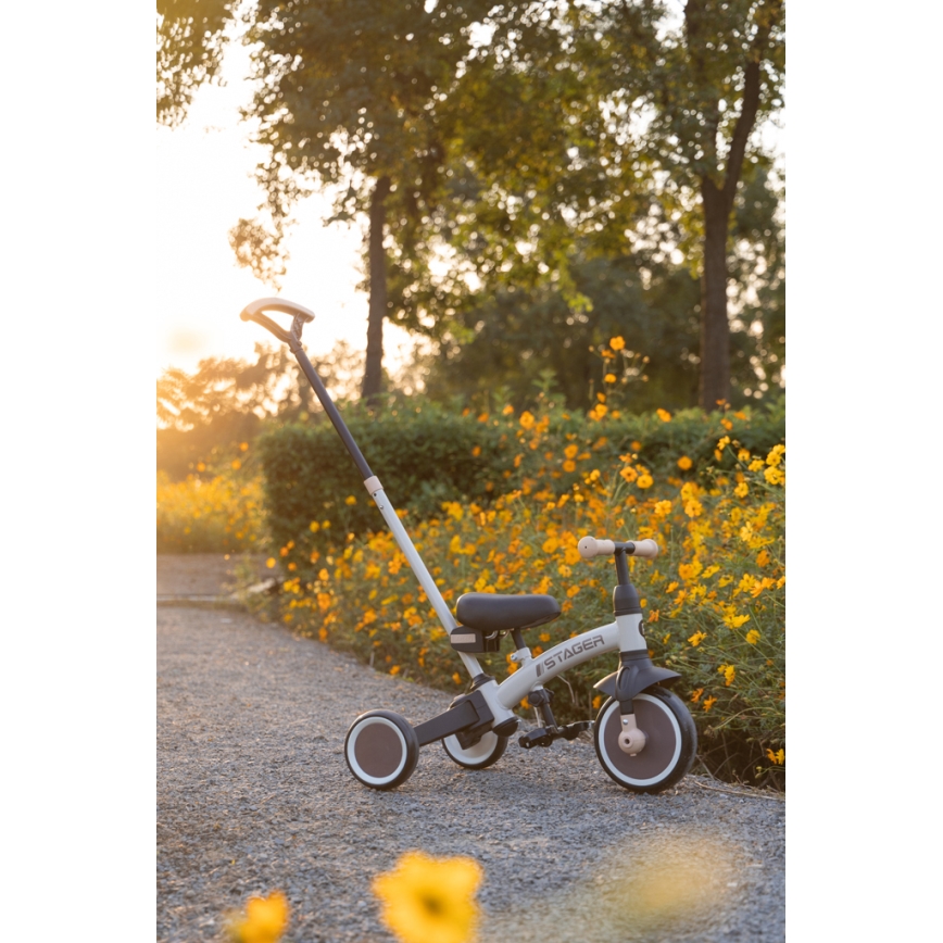 QPlay - Triciclo 3 in 1 per bambini STAGER verde