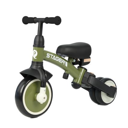 QPlay - Triciclo 3 in 1 per bambini STAGER verde