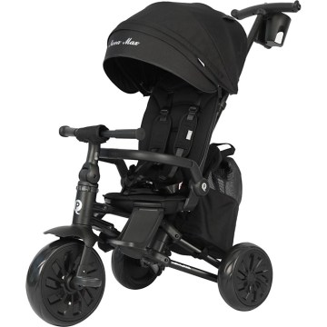 QPlay - Triciclo 5 in 1 per bambini NOVA MAX nero