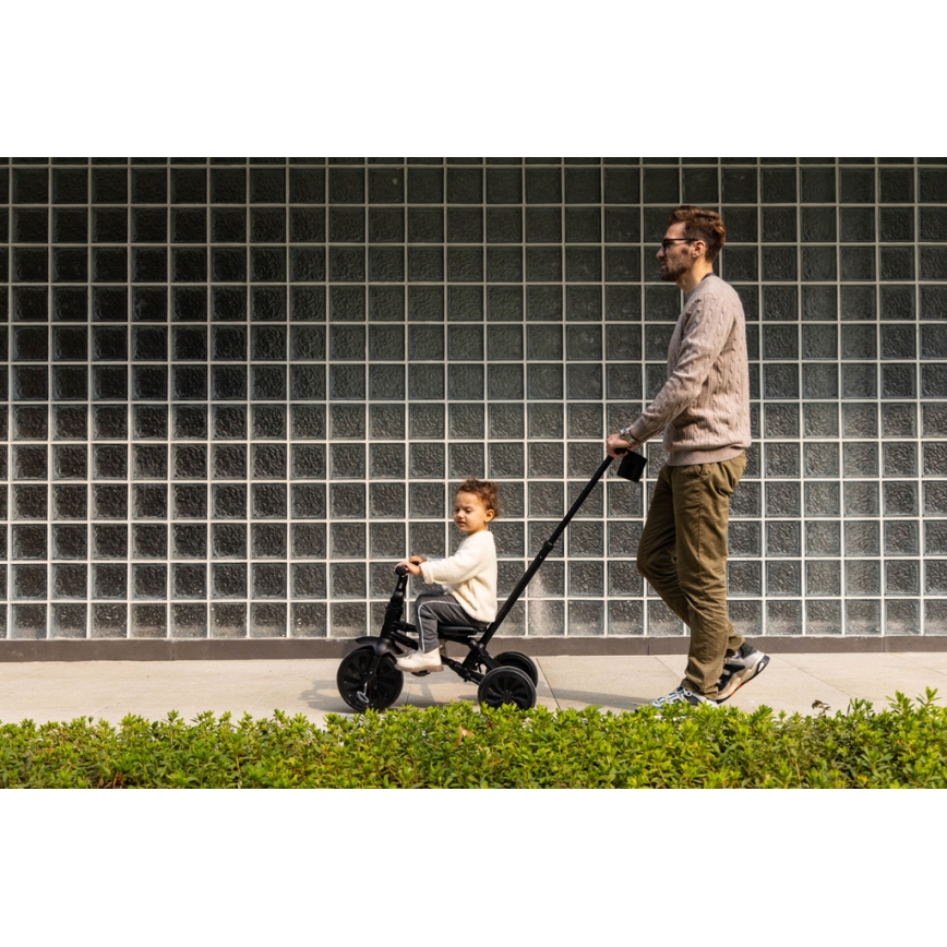 QPlay - Triciclo 5 in 1 per bambini NOVA MAX nero