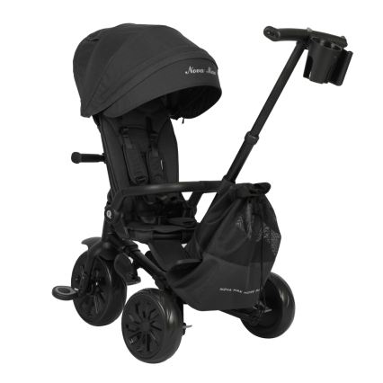 QPlay - Triciclo 5 in 1 per bambini NOVA MAX nero