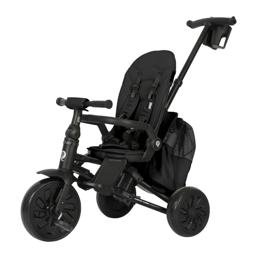 QPlay - Triciclo 5 in 1 per bambini NOVA MAX nero