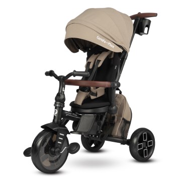 QPlay - Triciclo 8 in 1 COMFO MAX per bambini marrone