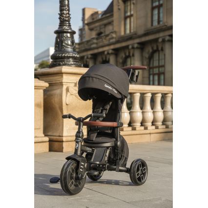 QPlay - Triciclo 8-in-1 COMFO MAX per bambini, nero