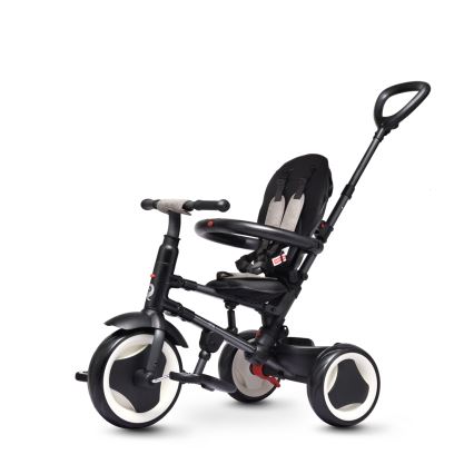 QPlay - Triciclo per bambini 3 in 1 RITO EVA PLUS nero
