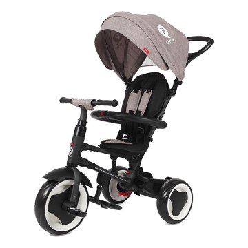 QPlay - Triciclo per bambini 3 in 1 RITO EVO grigio