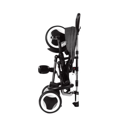 QPlay - Triciclo per bambini 3 in 1 RITO EVO grigio