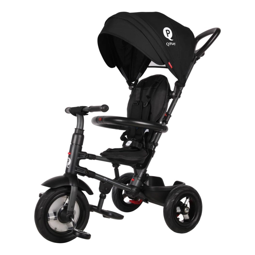 QPlay - Triciclo per bambini 3in1 RITO AIR nero