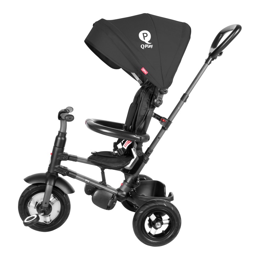 QPlay - Triciclo per bambini 3in1 RITO AIR nero