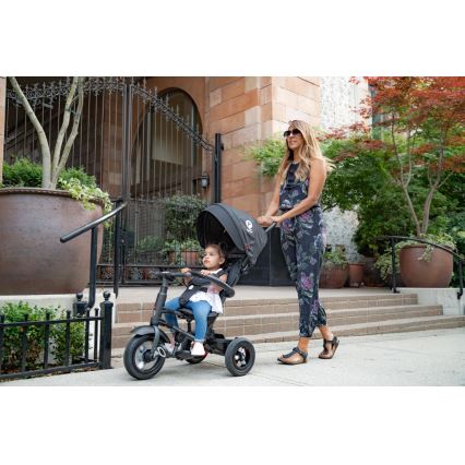 QPlay - Triciclo per bambini 3in1 RITO AIR nero