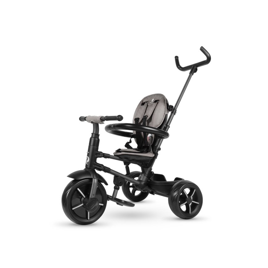 QPlay - Triciclo per bambini 3in1 RITO STAR grigio chiaro