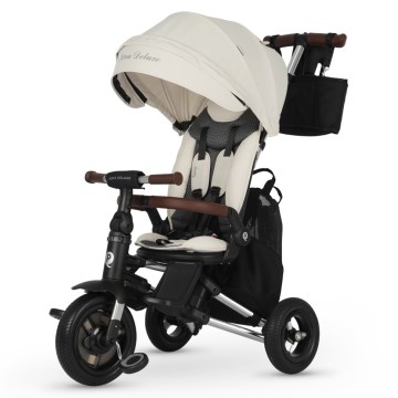 QPlay - Triciclo per bambini 5 in 1 NOVA DELUXE beige