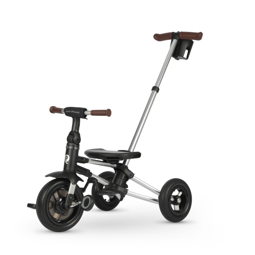 QPlay - Triciclo per bambini 5 in 1 NOVA DELUXE beige