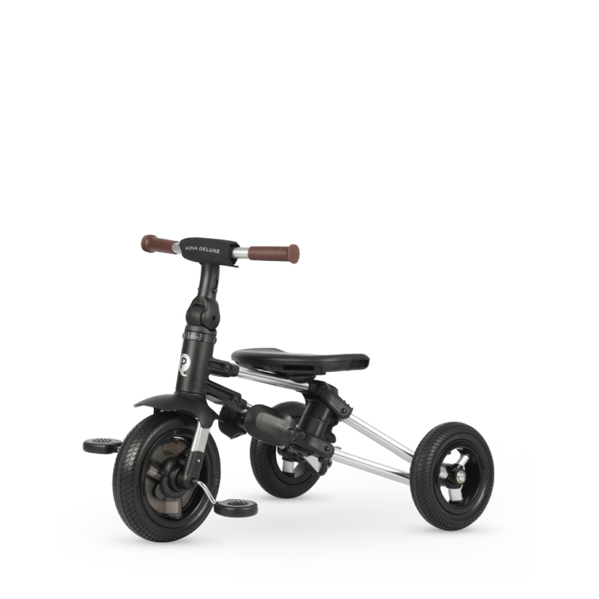 QPlay - Triciclo per bambini 5 in 1 NOVA DELUXE beige