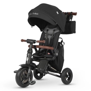 QPlay - Triciclo per bambini 5 in 1 NOVA DELUXE nero
