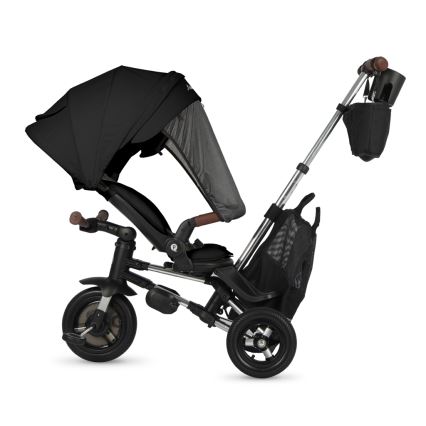 QPlay - Triciclo per bambini 5 in 1 NOVA DELUXE nero