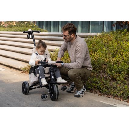 QPlay - Triciclo per bambini 5 in 1 NOVA MAX beige