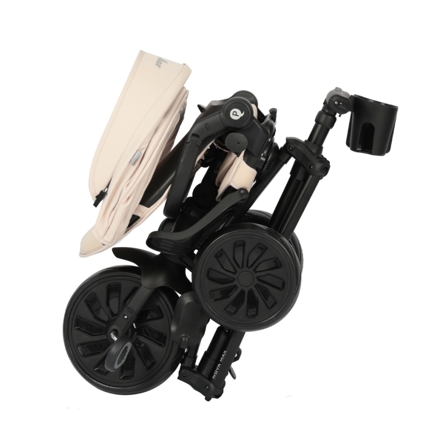 QPlay - Triciclo per bambini 5 in 1 NOVA MAX beige