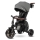 QPlay - Triciclo per bambini 7 in 1 COMFO MAX grigio