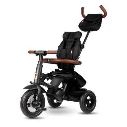 QPlay - Triciclo per bambini RITO DELUXE (Limited special edition) nero
