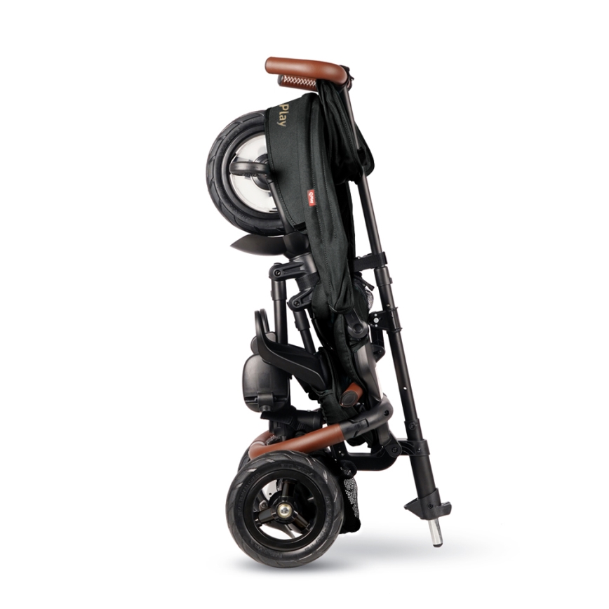 QPlay - Triciclo per bambini RITO DELUXE (Limited special edition) nero