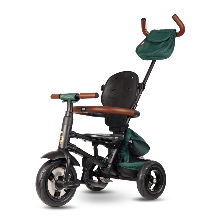 QPlay - Triciclo per bambini RITO DELUXE (Limited special edition) verde