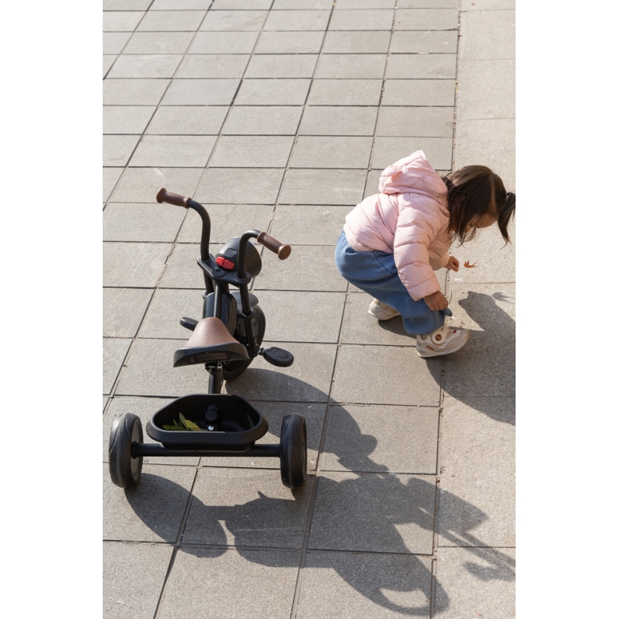 QPlay - Triciclo per bambini TRIDURO nero