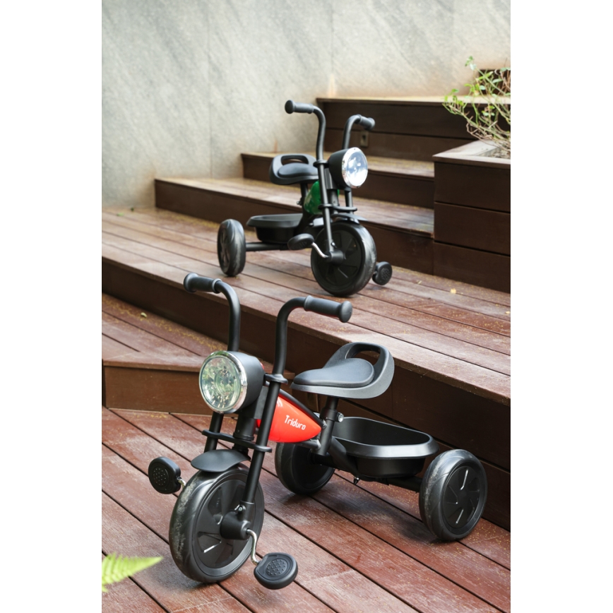 QPlay - Triciclo per bambini TRIDURO nero
