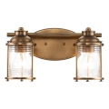 Quintiesse - Applique da bagno ASHLAND BAY 2xE27/60W/230V IP44 bronzo