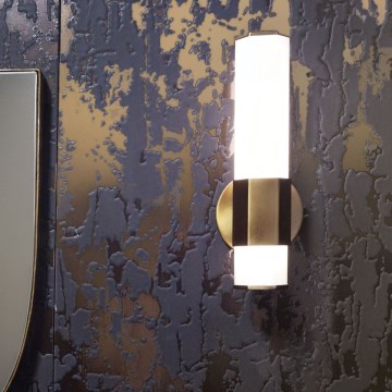 Quintiesse - Applique da bagno FACET LED/12W/230V IP44, finitura oro